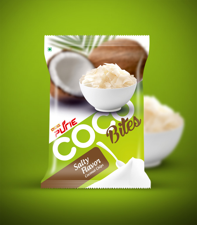 Coco Bites Coconut Chips - Salty Flavour