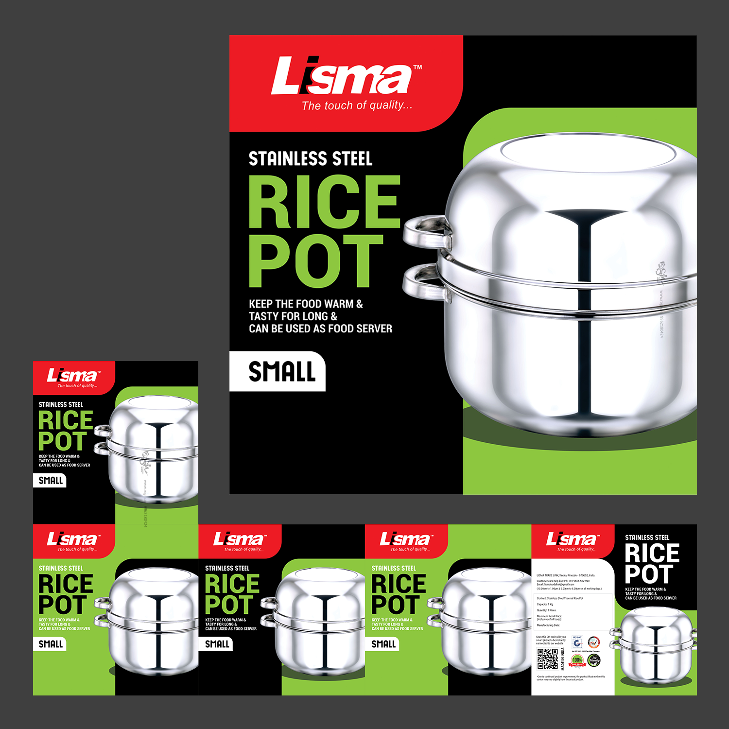 Lisma Stainless steel Products