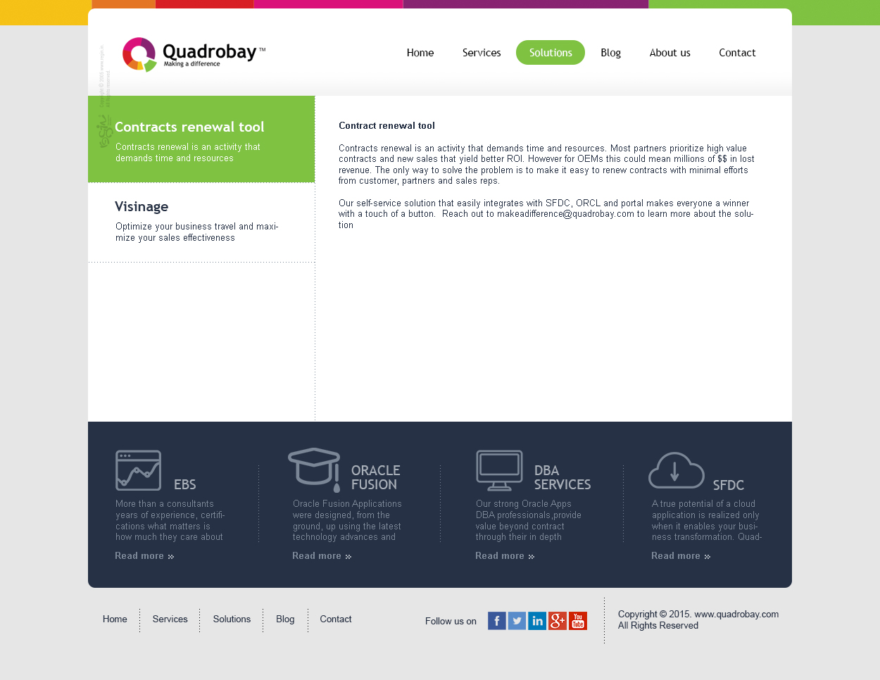 Quadrobay Website